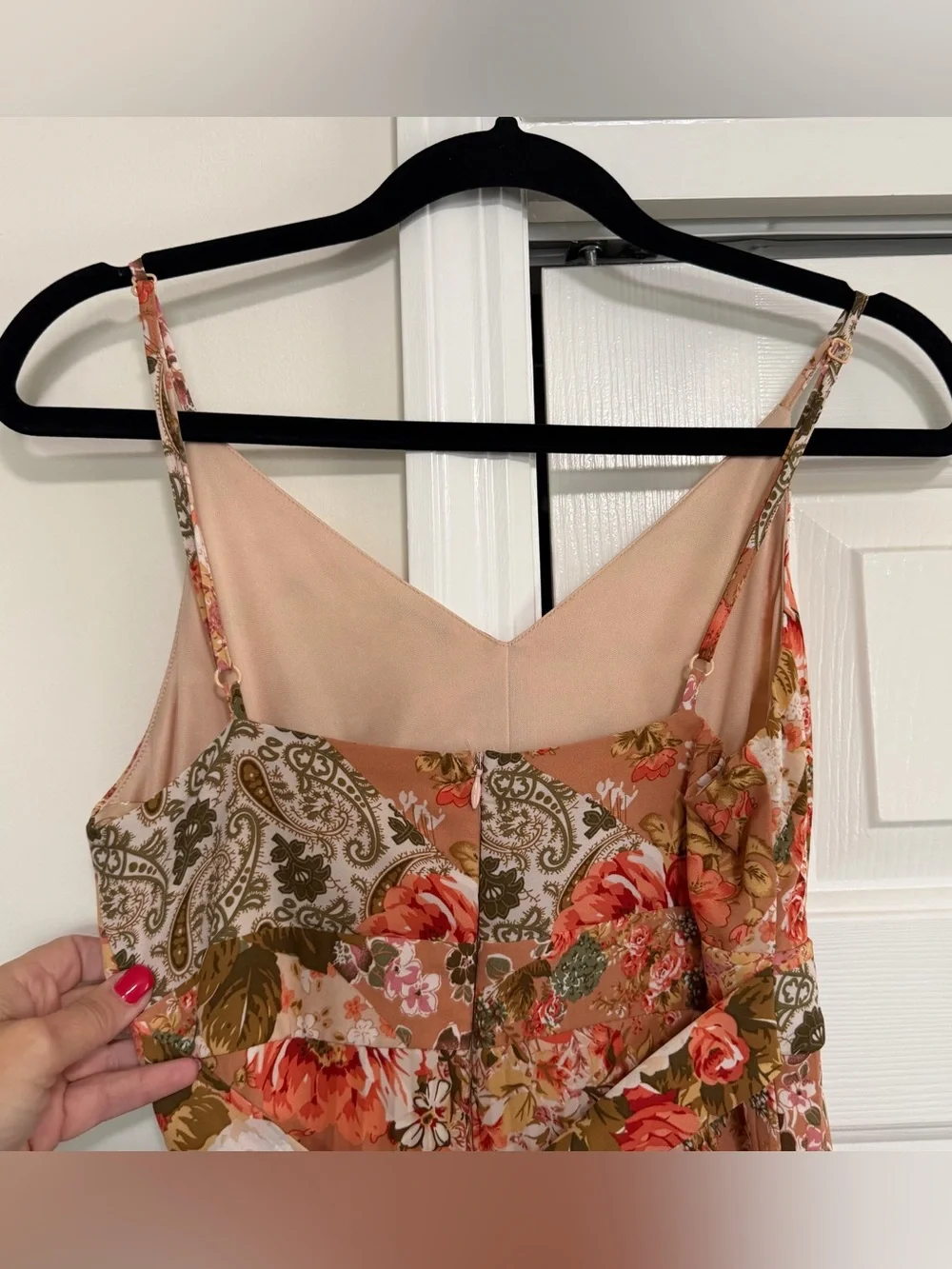 Jessica Simpson Floral Long Pleated Dress Size Small, NWOT